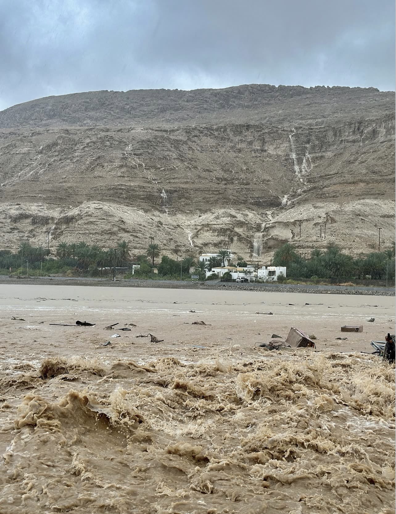 أثر جريان الماء في وادي الطف